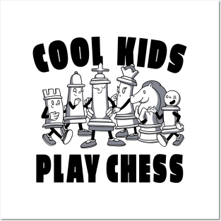 Cool Kids Play Chess Posters and Art